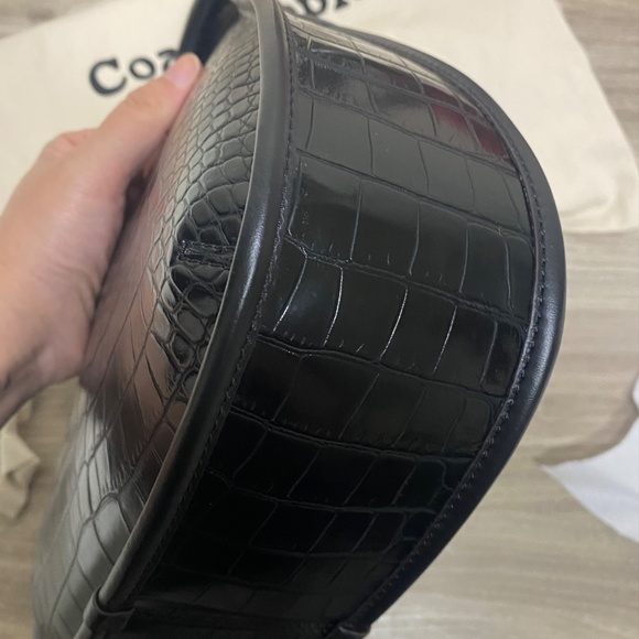 Coach Ergo bag in black croc embossed leather - Picture 8 of 14